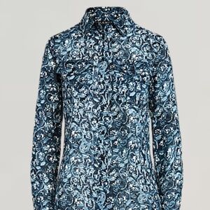 Ralph Lauren Floral Cotton Voile Shirt